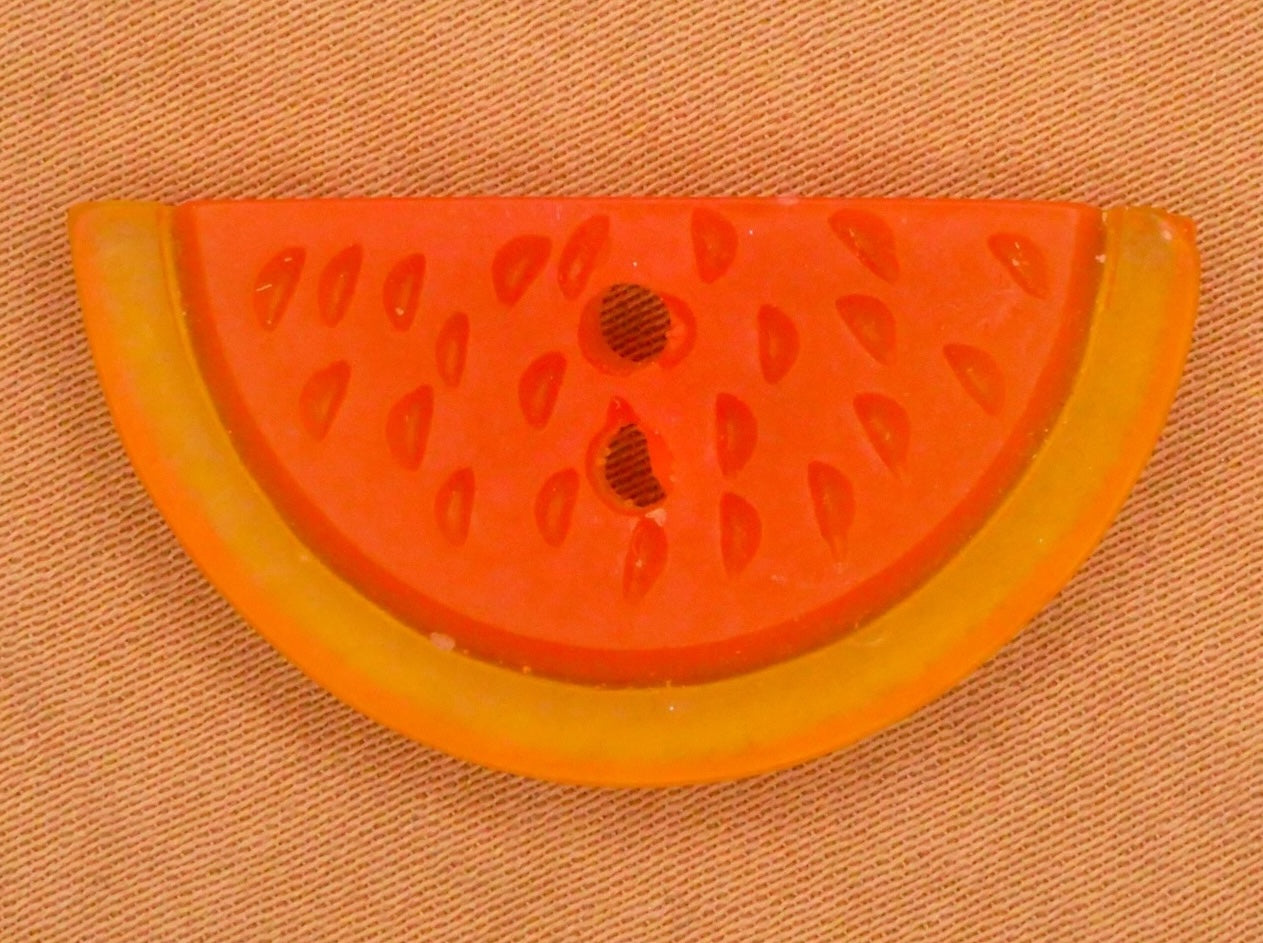 Citrus Fruit Two-Tone Plastic Lime Orange Button Various 16-31mm