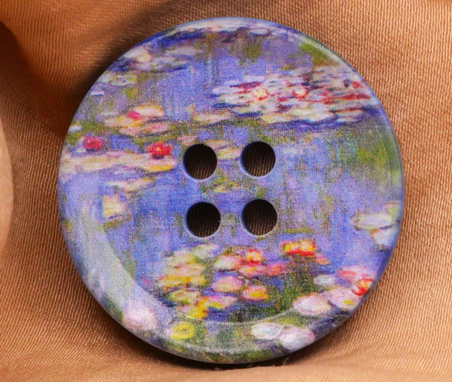 Famous Paintings Art Inspired Wood Sew-Thru Buttons Various 30mm