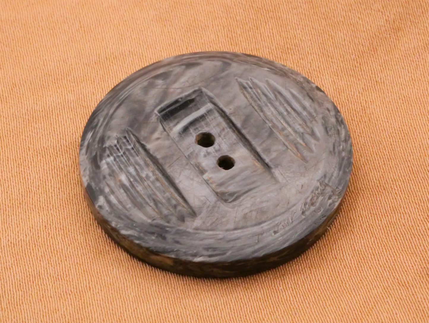 Celluloid Stormy Grey Early Plastic Button Various 28-42mm