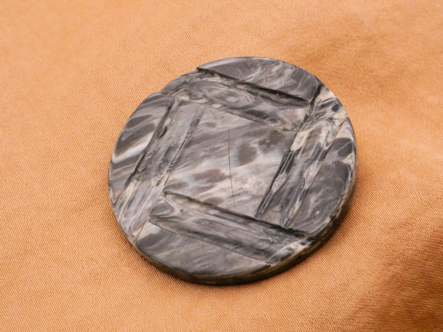 Celluloid Stormy Grey Early Plastic Button Various 28-42mm