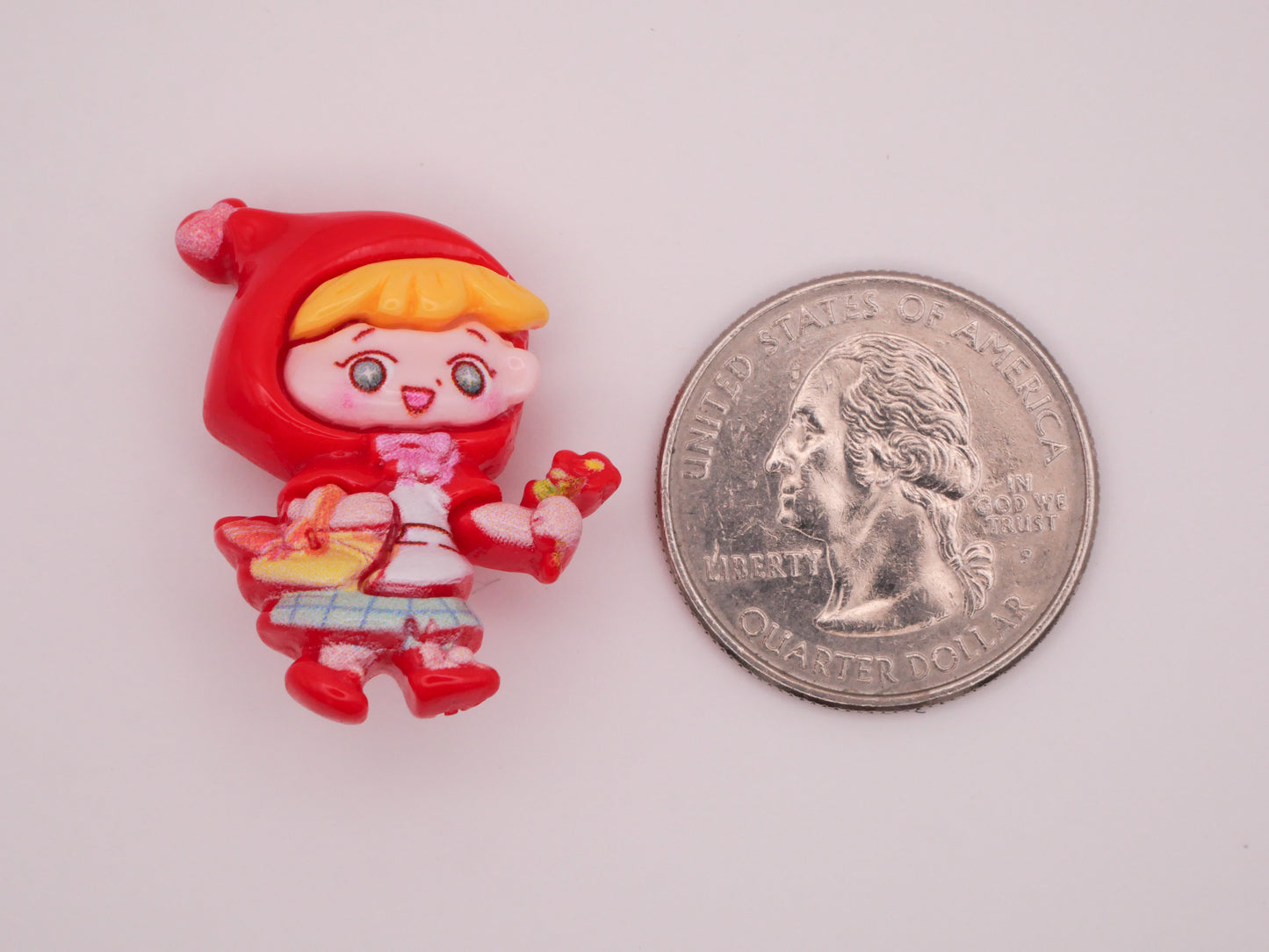 Little Red Riding Hood Kids Plastic Button 22x31mm