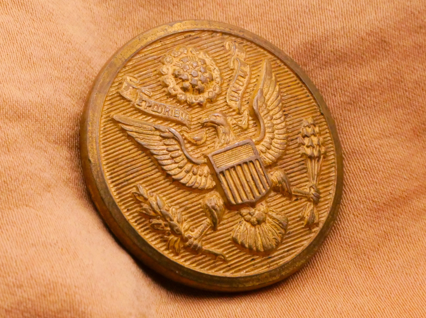 Military US Army Great Seal of United States Eagle Metal Plastic Button Various 19-29mm
