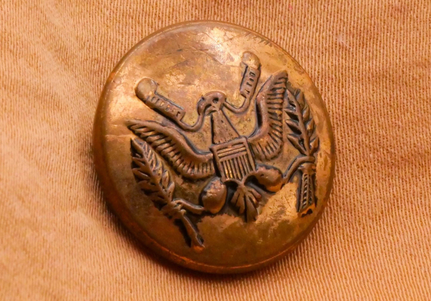 Military US Army Great Seal of United States Eagle Metal Plastic Button Various 19-29mm