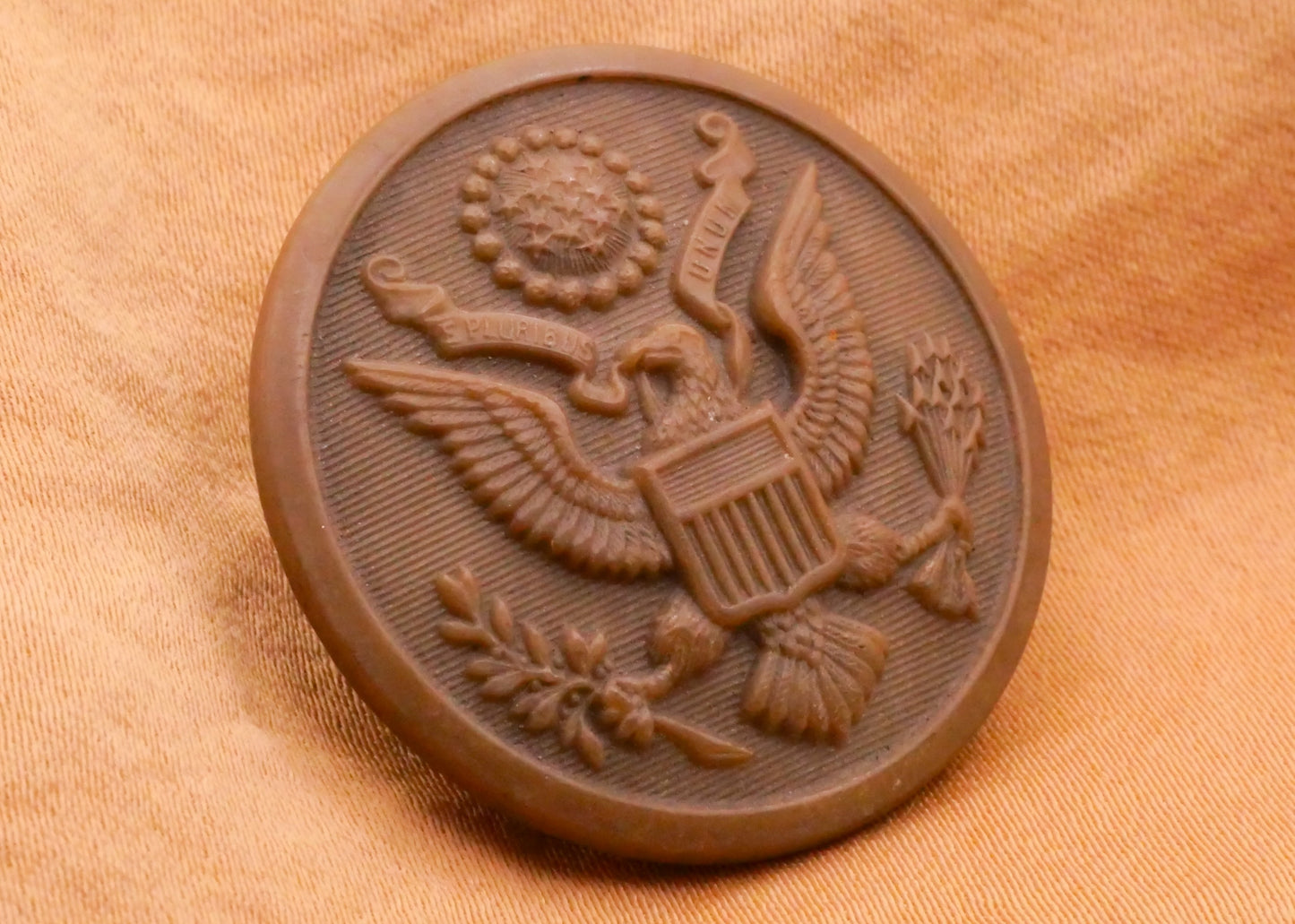 Military US Army Great Seal of United States Eagle Metal Plastic Button Various 19-29mm