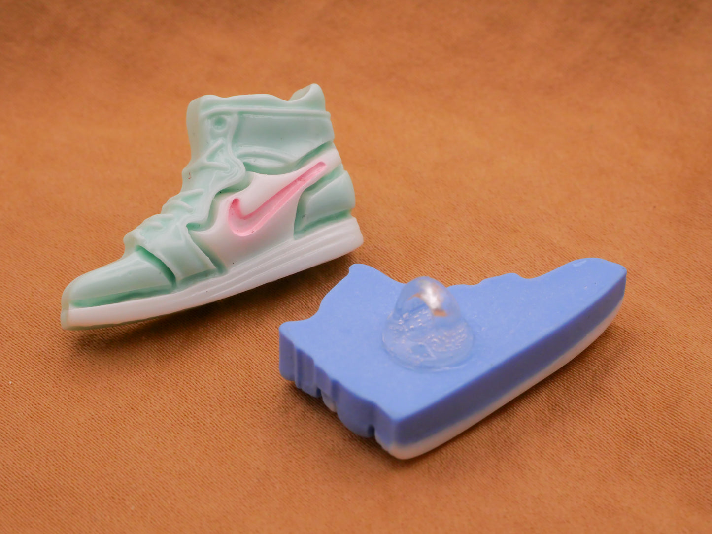 Nike High Top Sneaker Basketball Shoe Pastel Plastic Set of Five Buttons 18x28mm