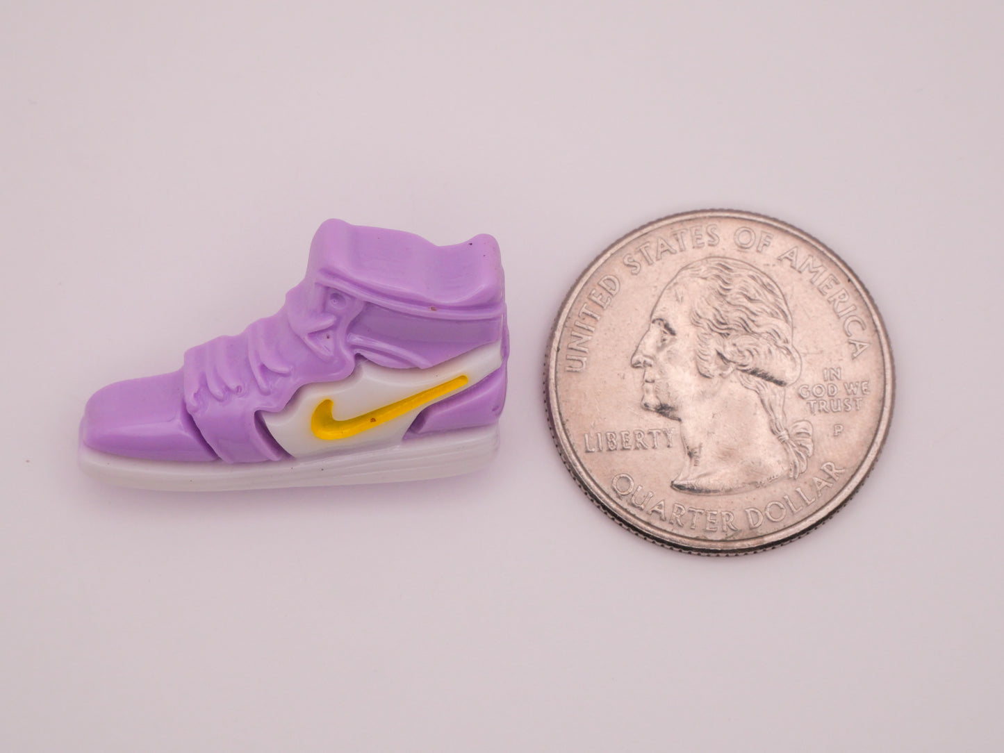 Nike High Top Sneaker Basketball Shoe Pastel Plastic Set of Five Buttons 18x28mm
