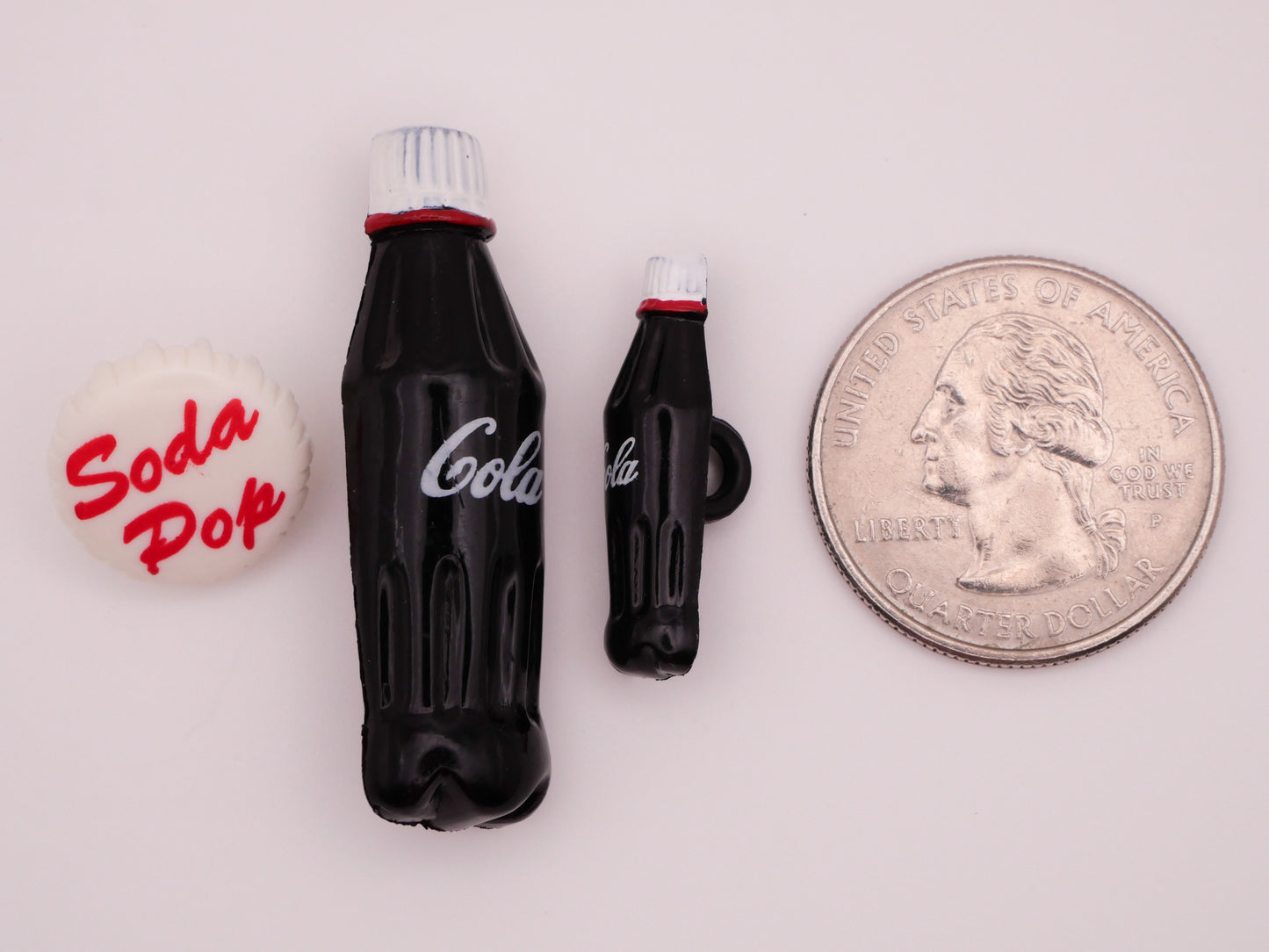Soda Pop Cola Bottle Vintage Plastic Button Various 7-41mm
