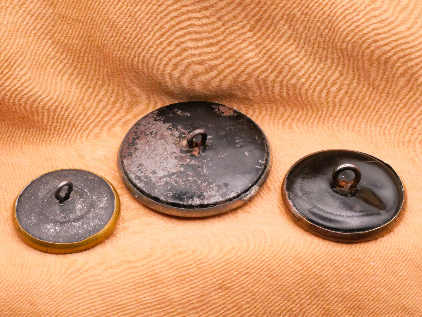 Bird Branch Nest Lattice Metal Picture Button Various 23-34mm