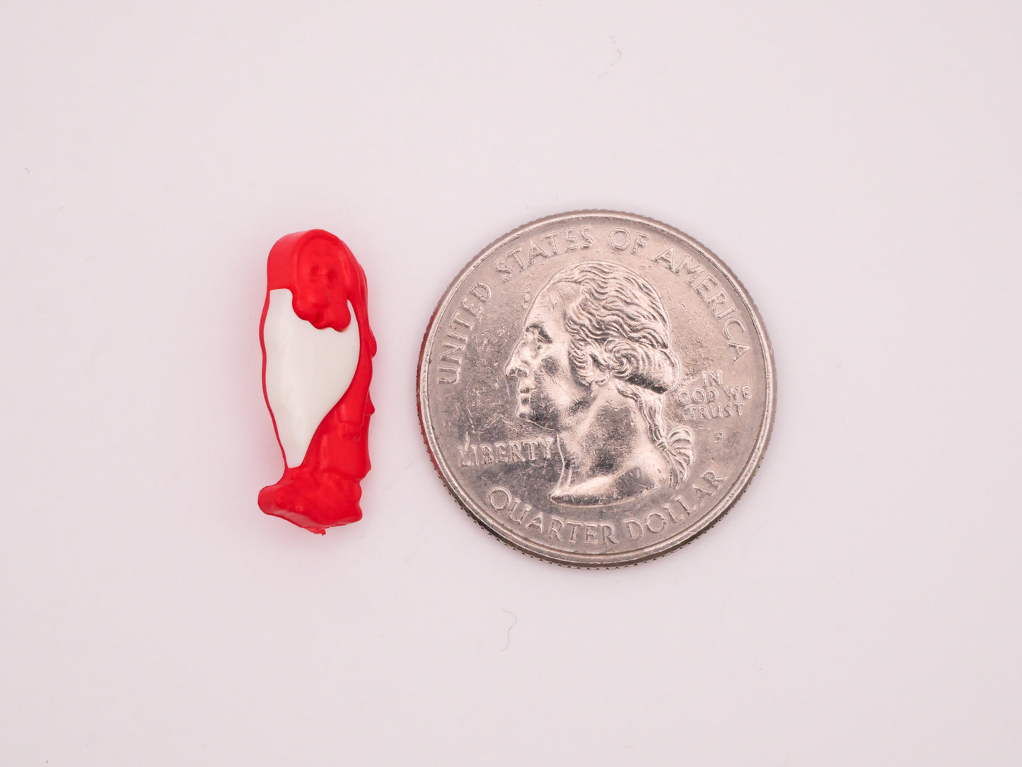 Sleepy Snow White Seven Dwarfs Red Plastic Button 8x19mm