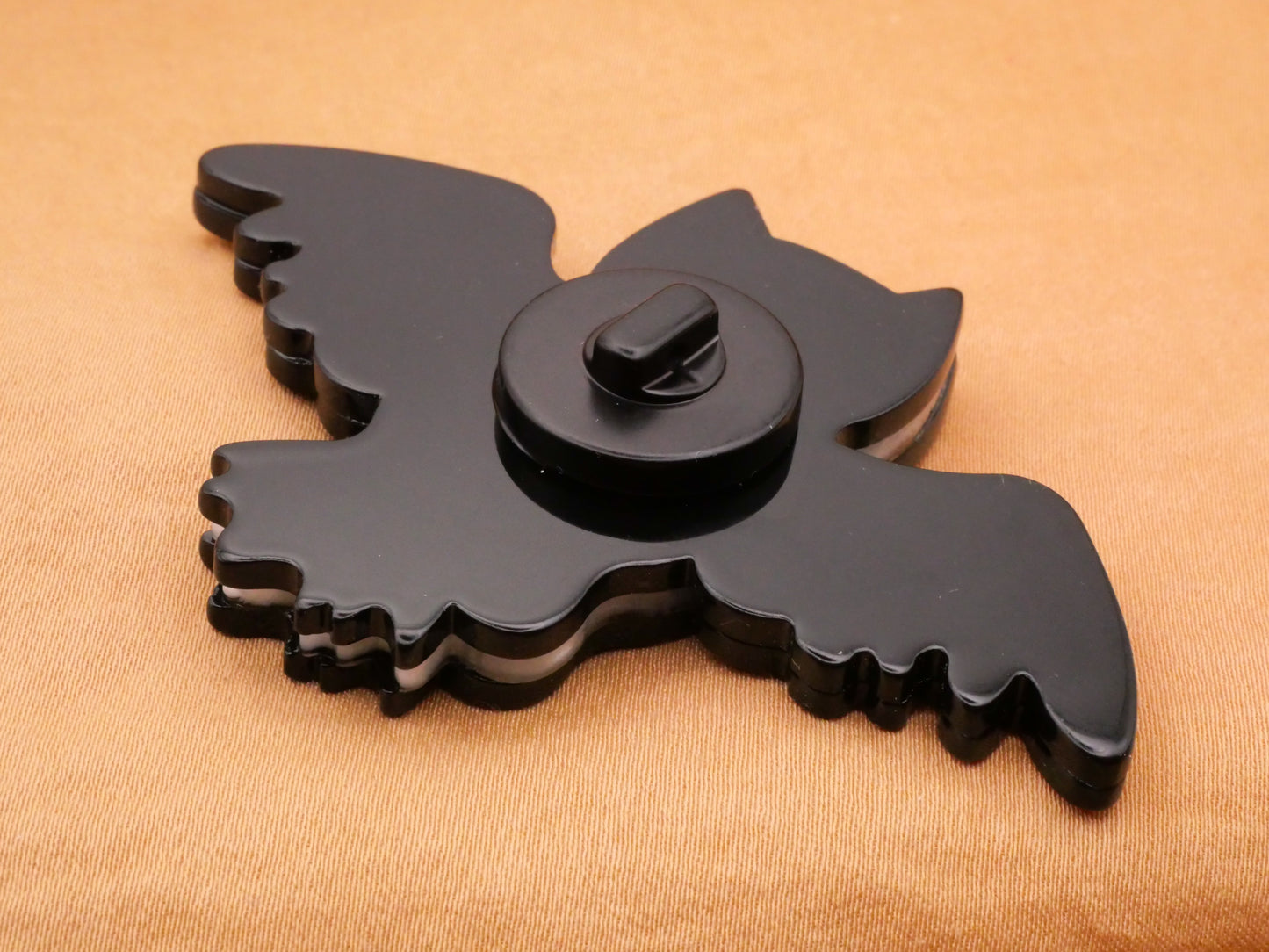 Owl Bird Skeleton Moon Star Acrylic Plastic Large Button 49-73mm