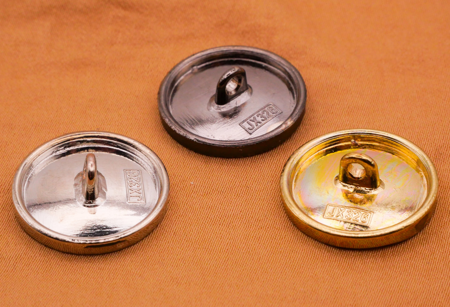 Moon Star Enamel Silver Gunmetal Gold Metal Button Various 20mm