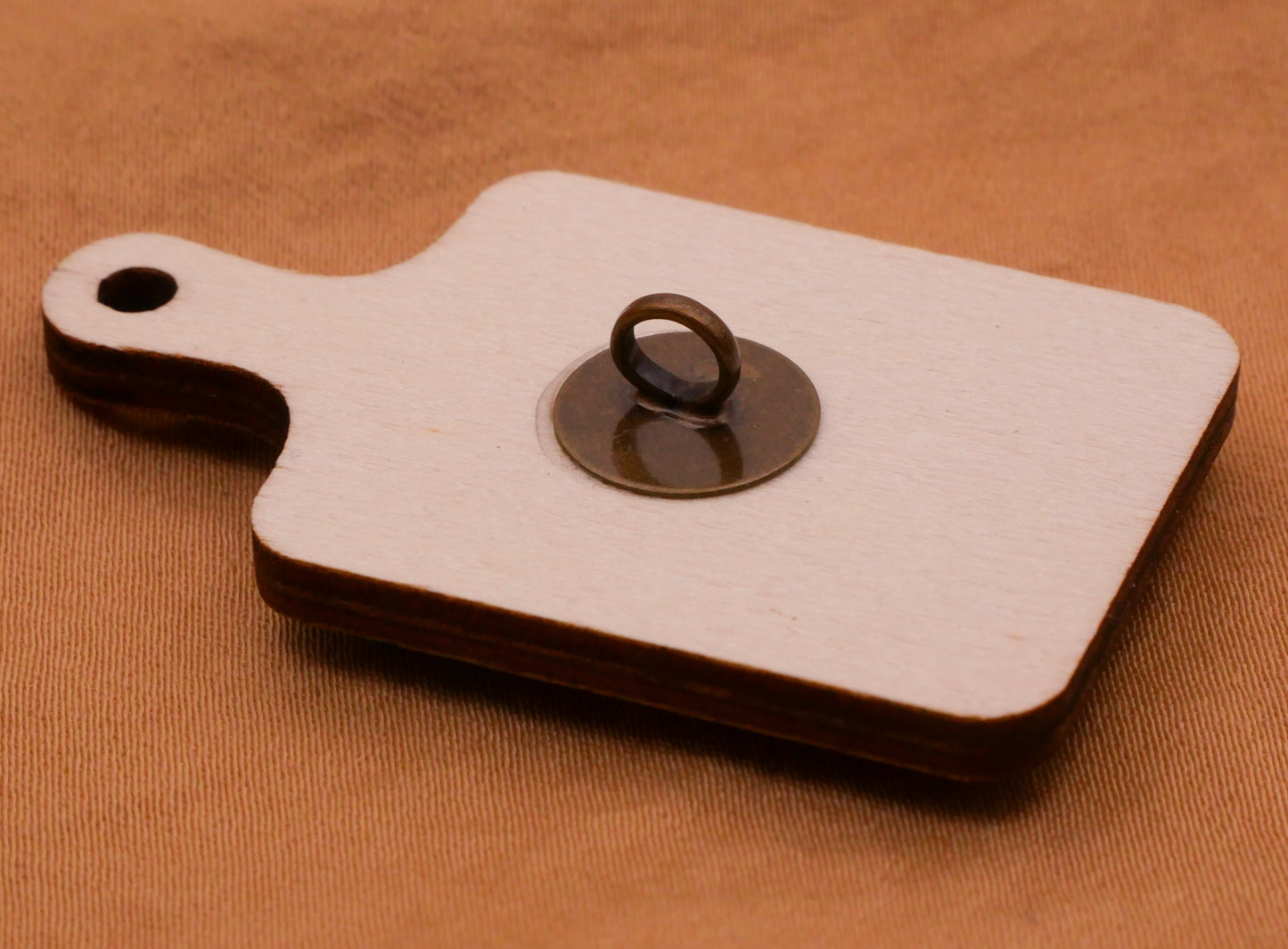 Charcuterie Cheese Meat Fruit Large Wood Button 26x45mm