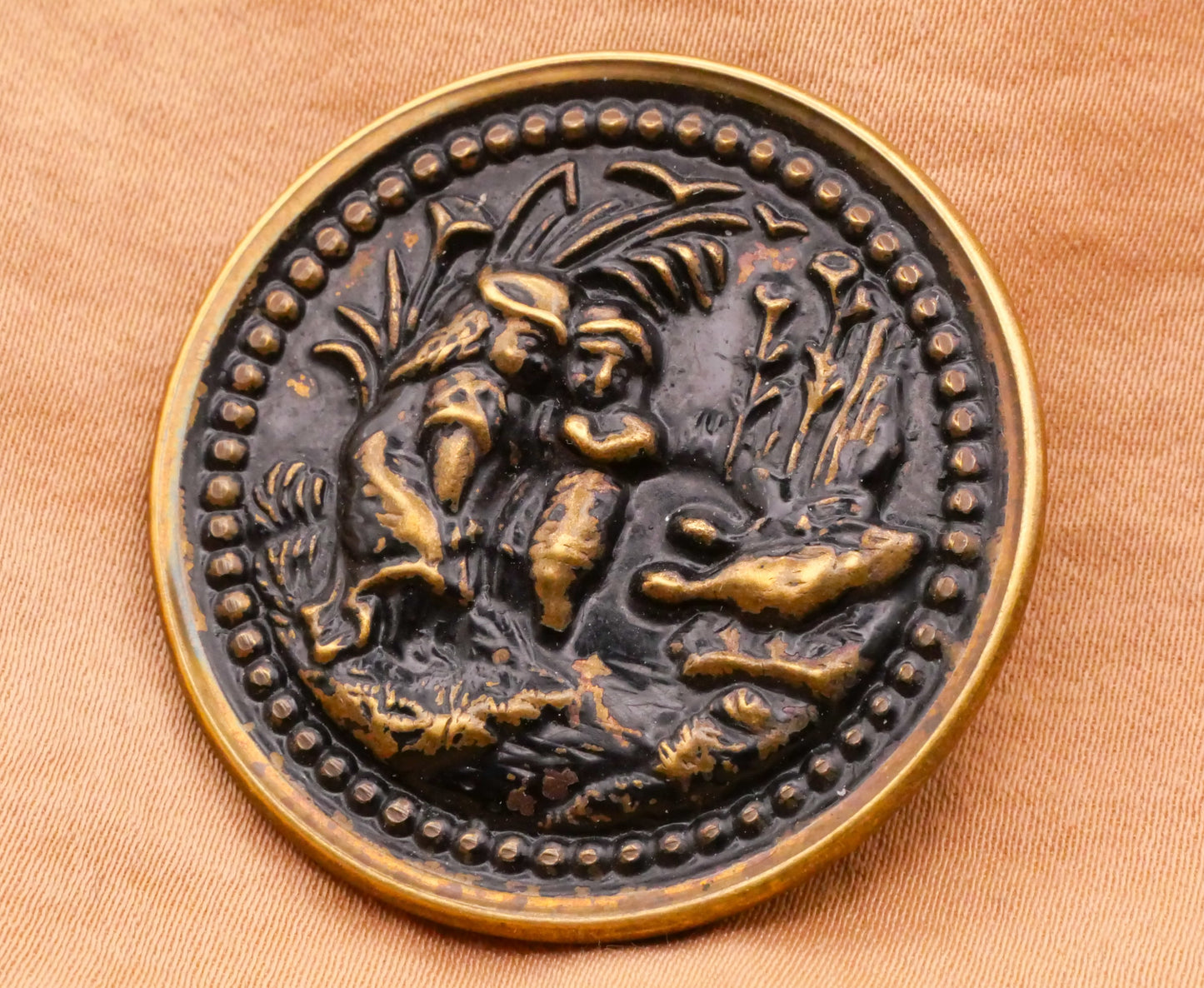 Fairytale Picture Button Rumpelstiltskin Hansel Gretel Metal Button Various 28-37mm
