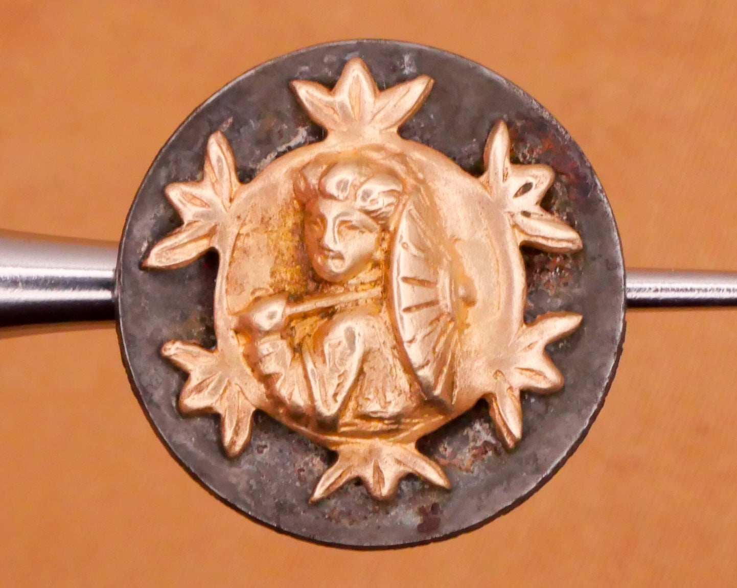 Parasol Umbrella Asian Woman Victorian Button Various 16-18mm