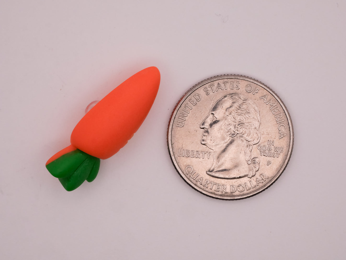 Carrot Vegetable Plastic Set of Three Buttons 10x29mm