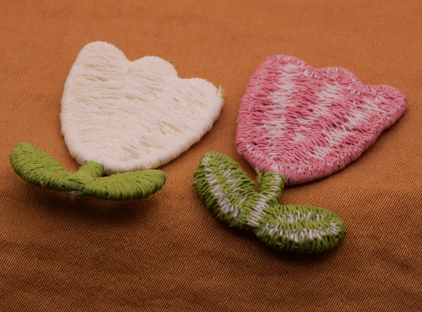 Tulip Flower Applique Embellishment Patch Various 20x30mm