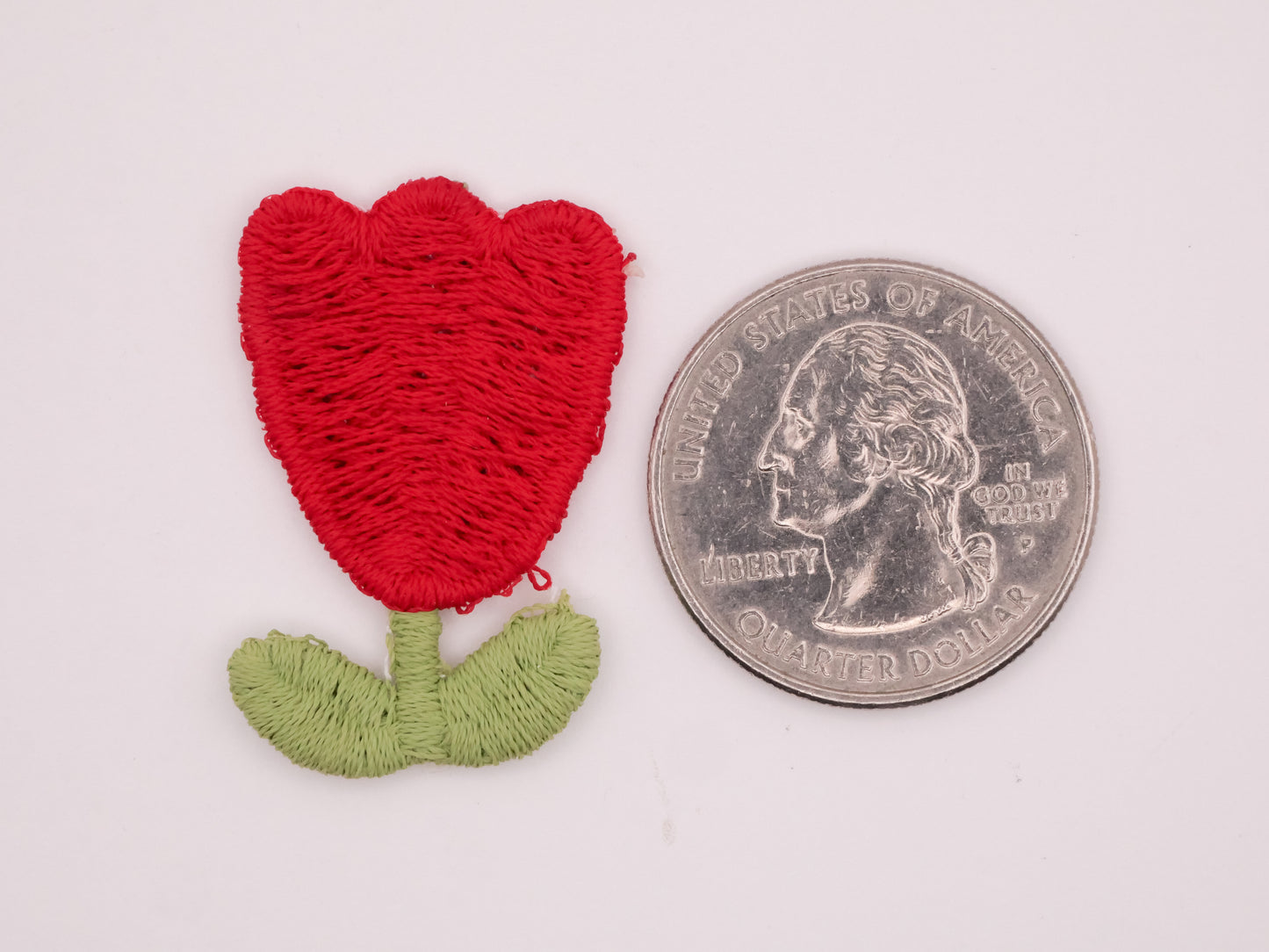 Tulip Flower Applique Embellishment Patch Various 20x30mm