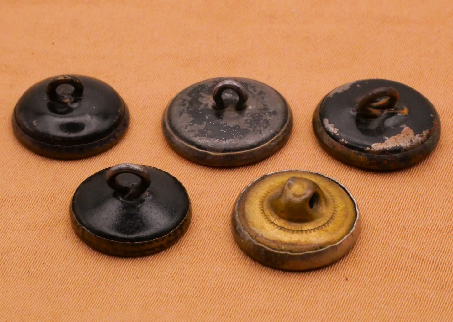 Flower Floral Design Victorian Metal Button Various 13-15mm