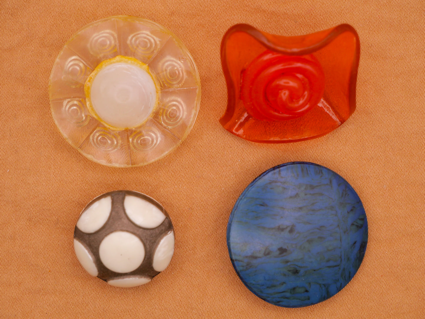 Space Inspired Celluloid Early Plastic Button Various 19-29mm