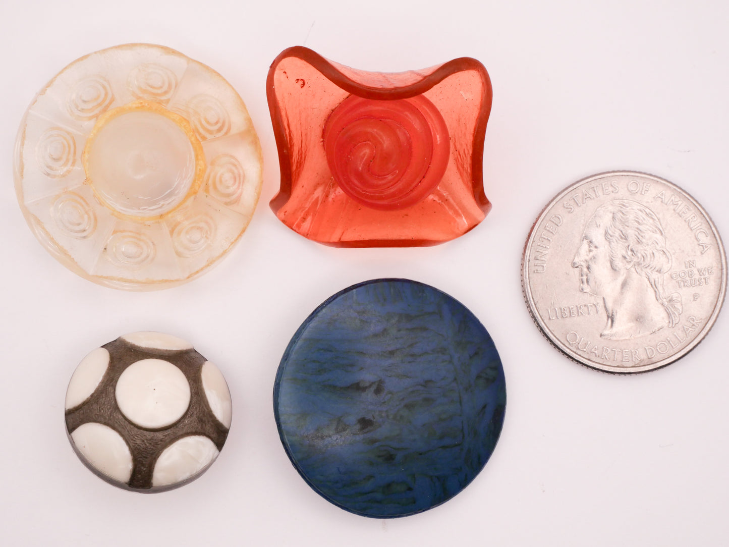 Space Inspired Celluloid Early Plastic Button Various 19-29mm
