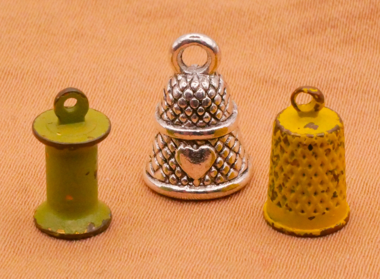 Sewing Theme Metal Charm Embellishment 6-13mm