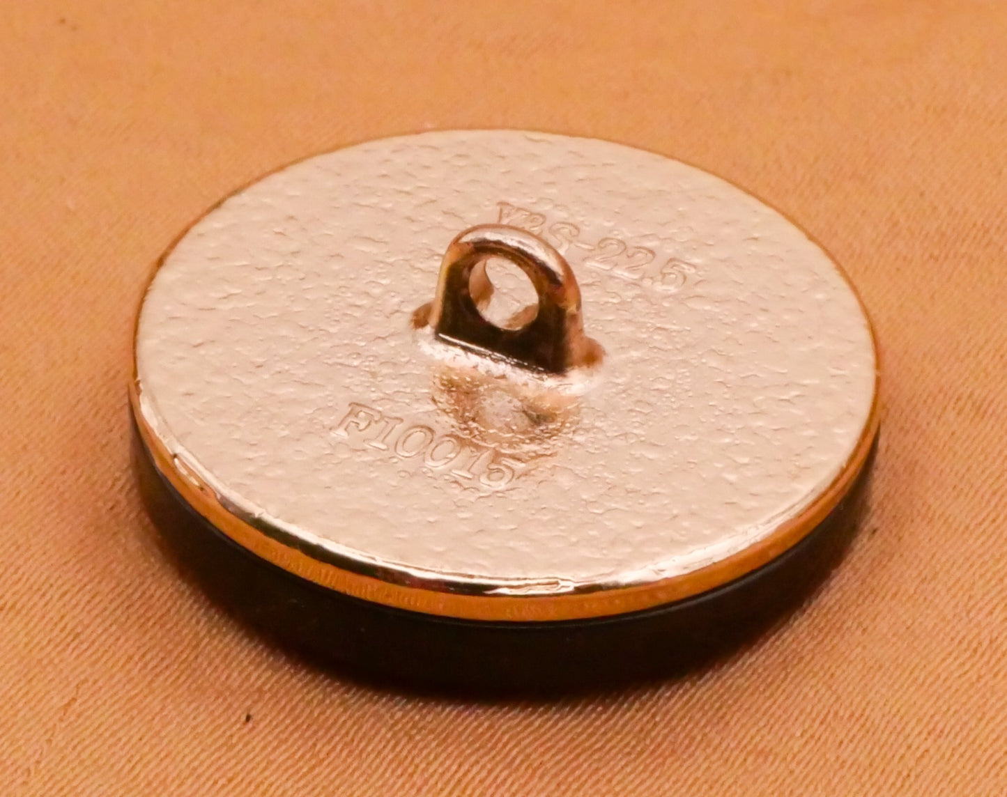 Threaded Button Look Rhinestone Plastic Metal Button 23mm