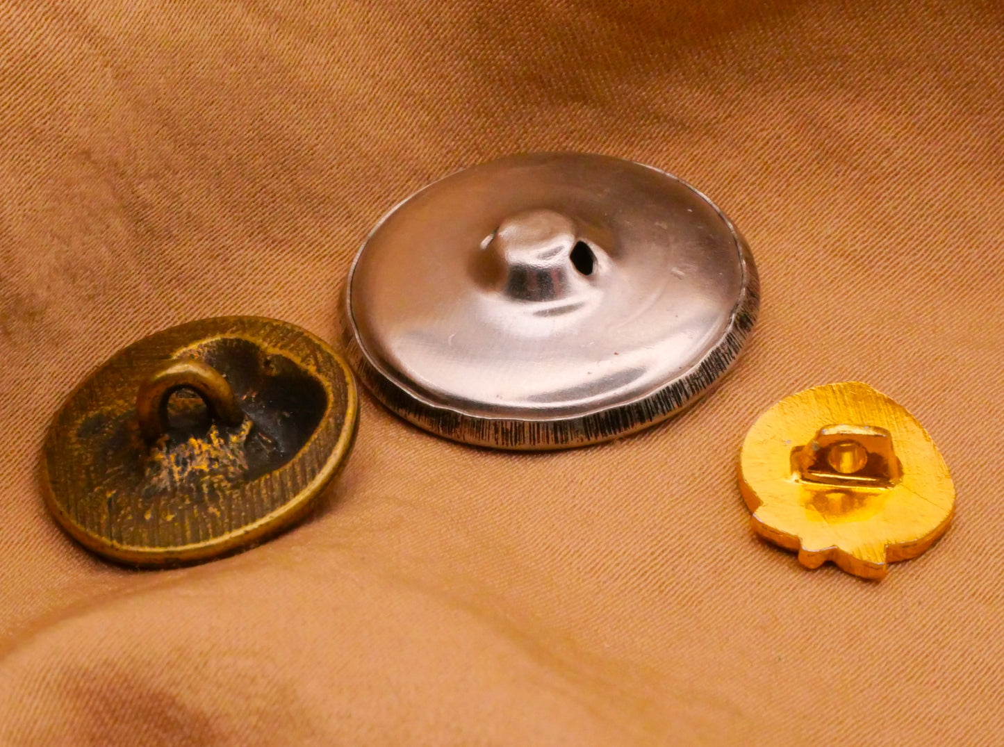 Fruit Cherry or Strawberry Metal Button Various 11-23mm
