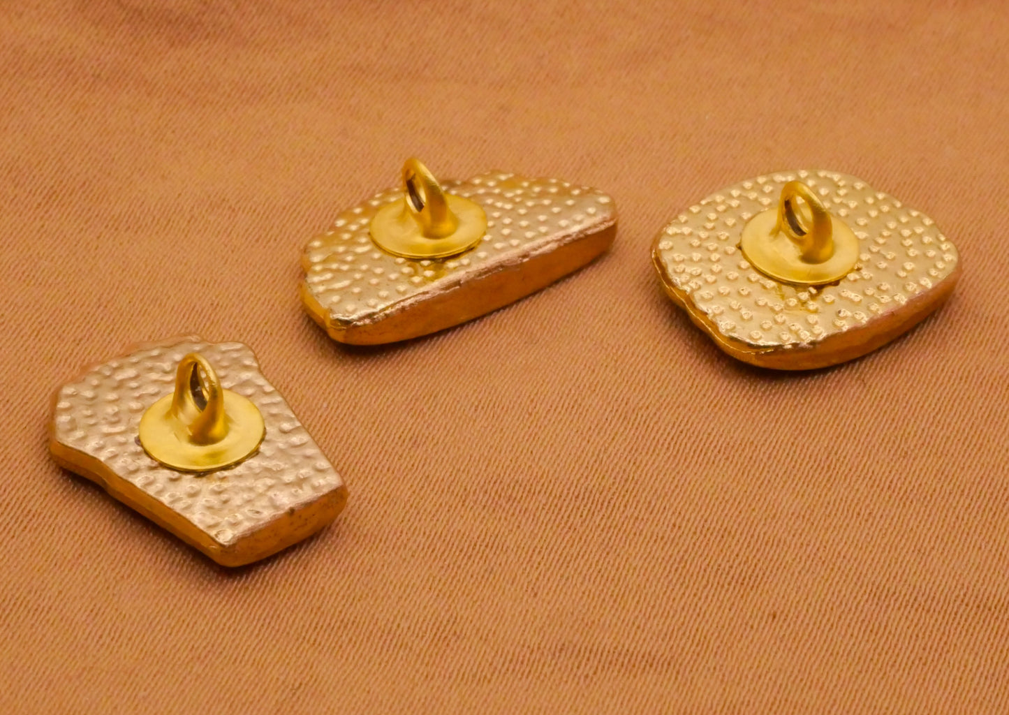 Food Fries Taco or Hamburger Enamel Metal Button Various 10-18mm