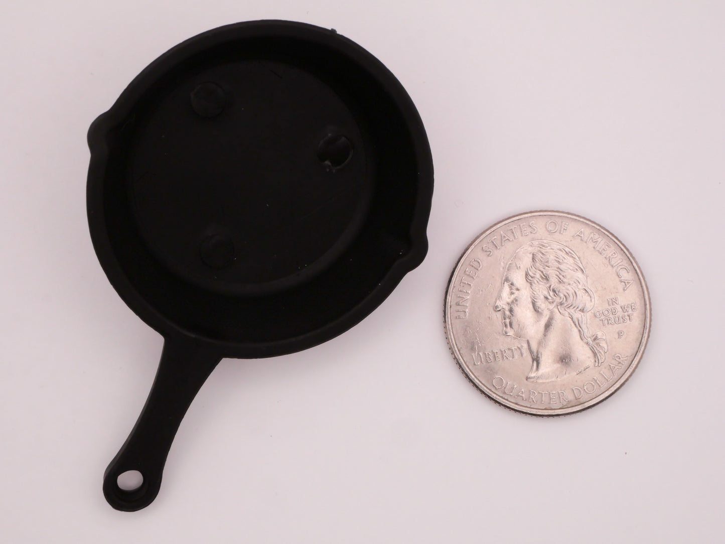Cast Iron Skillet Look Large Plastic Button 41x59mm
