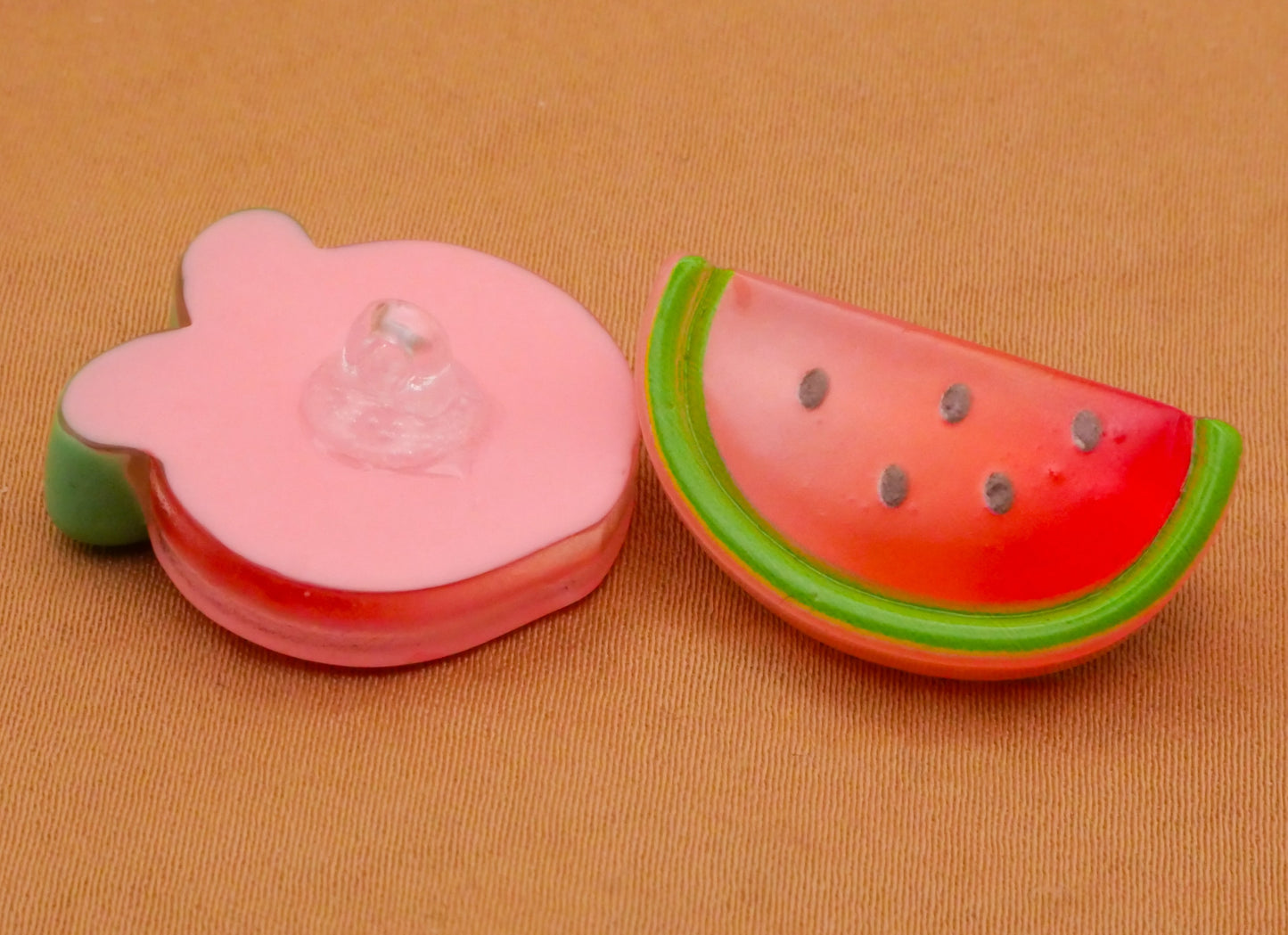 Fruit Vegetable Colorful Plastic Assorted Set of Five Buttons 13-25mm