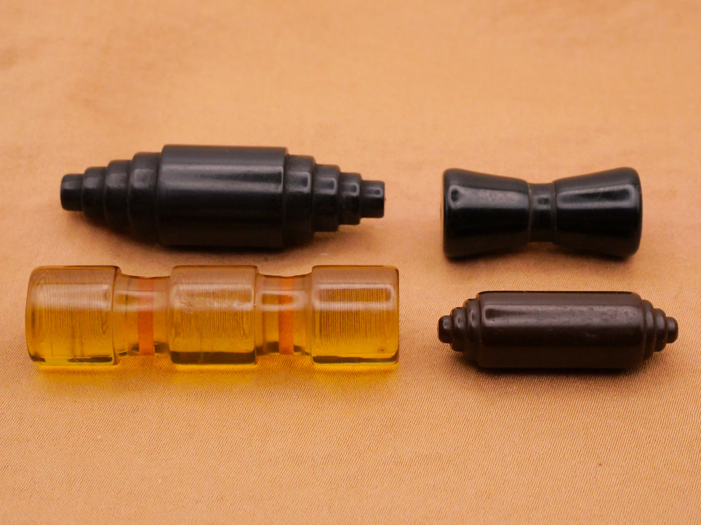 Bakelite Toggle Unusual Shapes Early Plastic Button Various 10-44mm