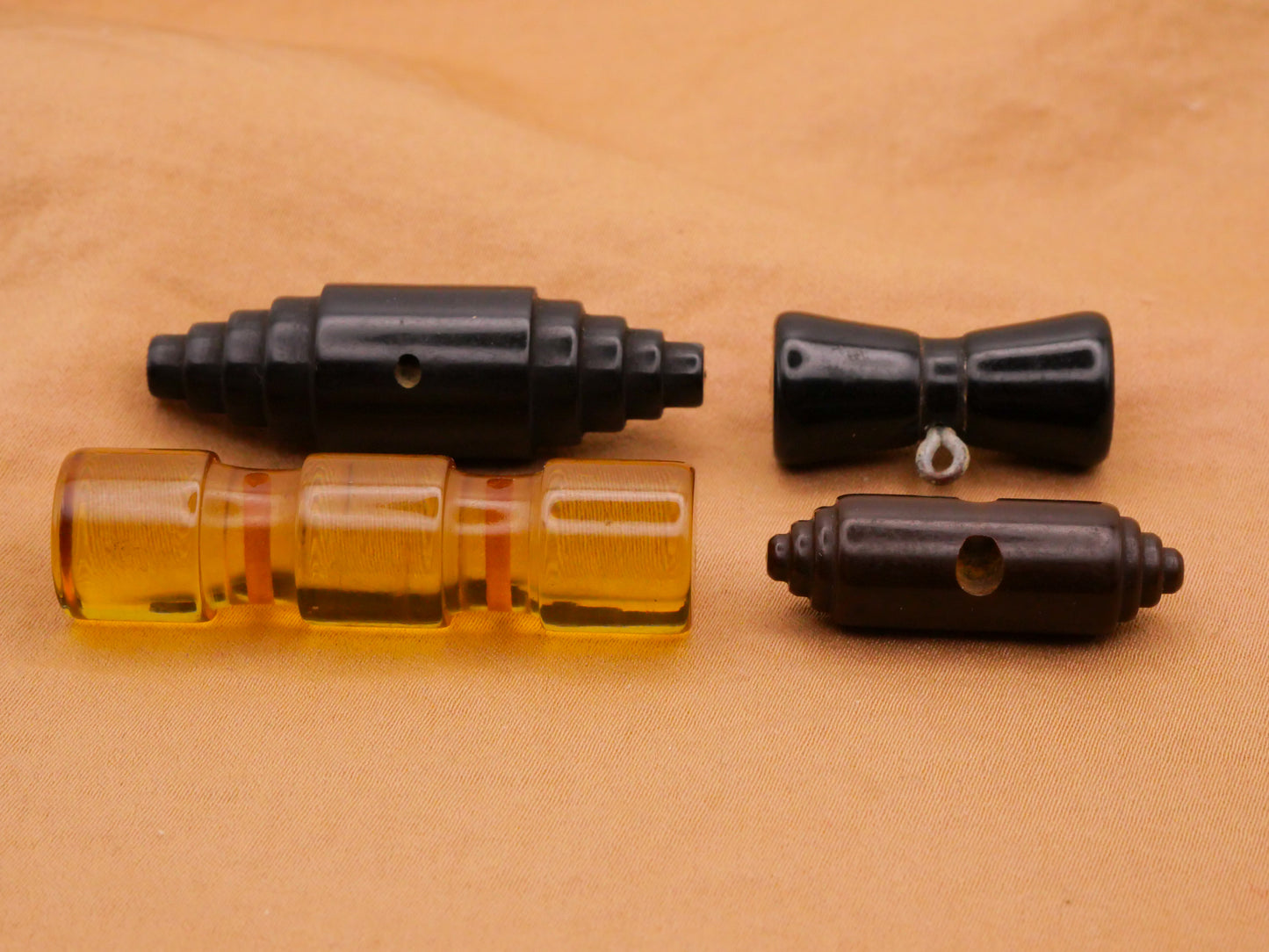 Bakelite Toggle Unusual Shapes Early Plastic Button Various 10-44mm