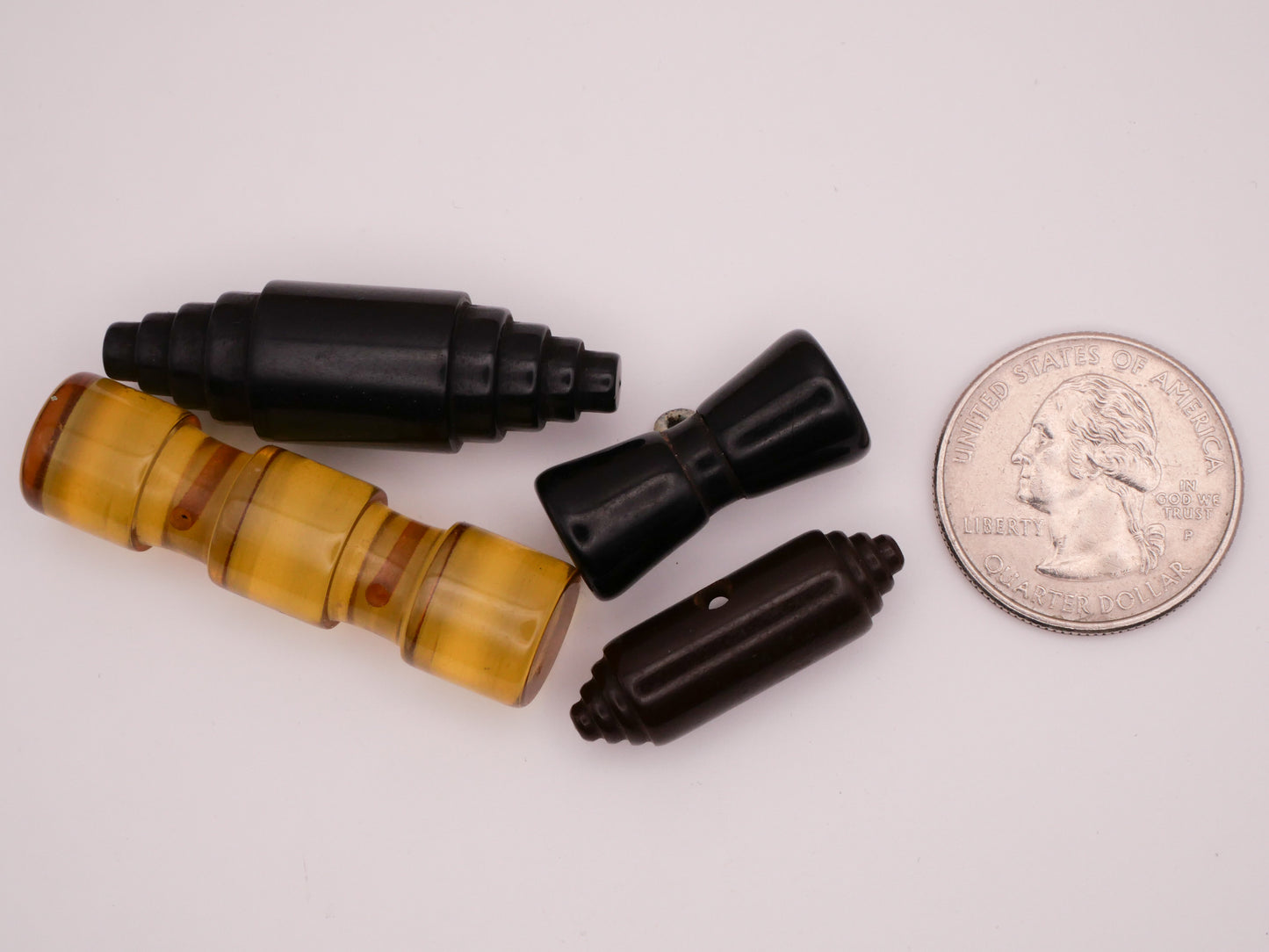 Bakelite Toggle Unusual Shapes Early Plastic Button Various 10-44mm