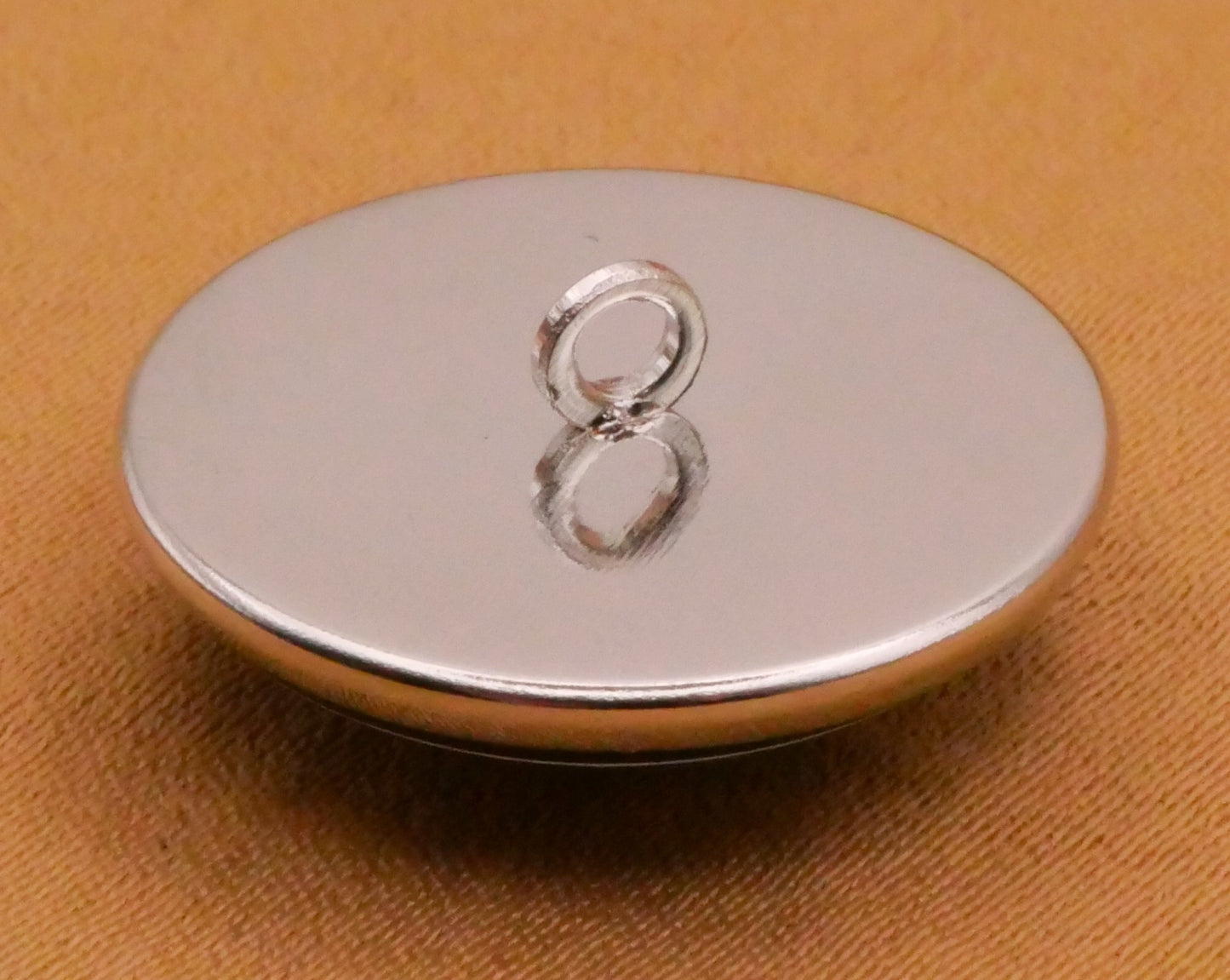 Darts Dart Board Glass Dome Silver Metal Button 20mm