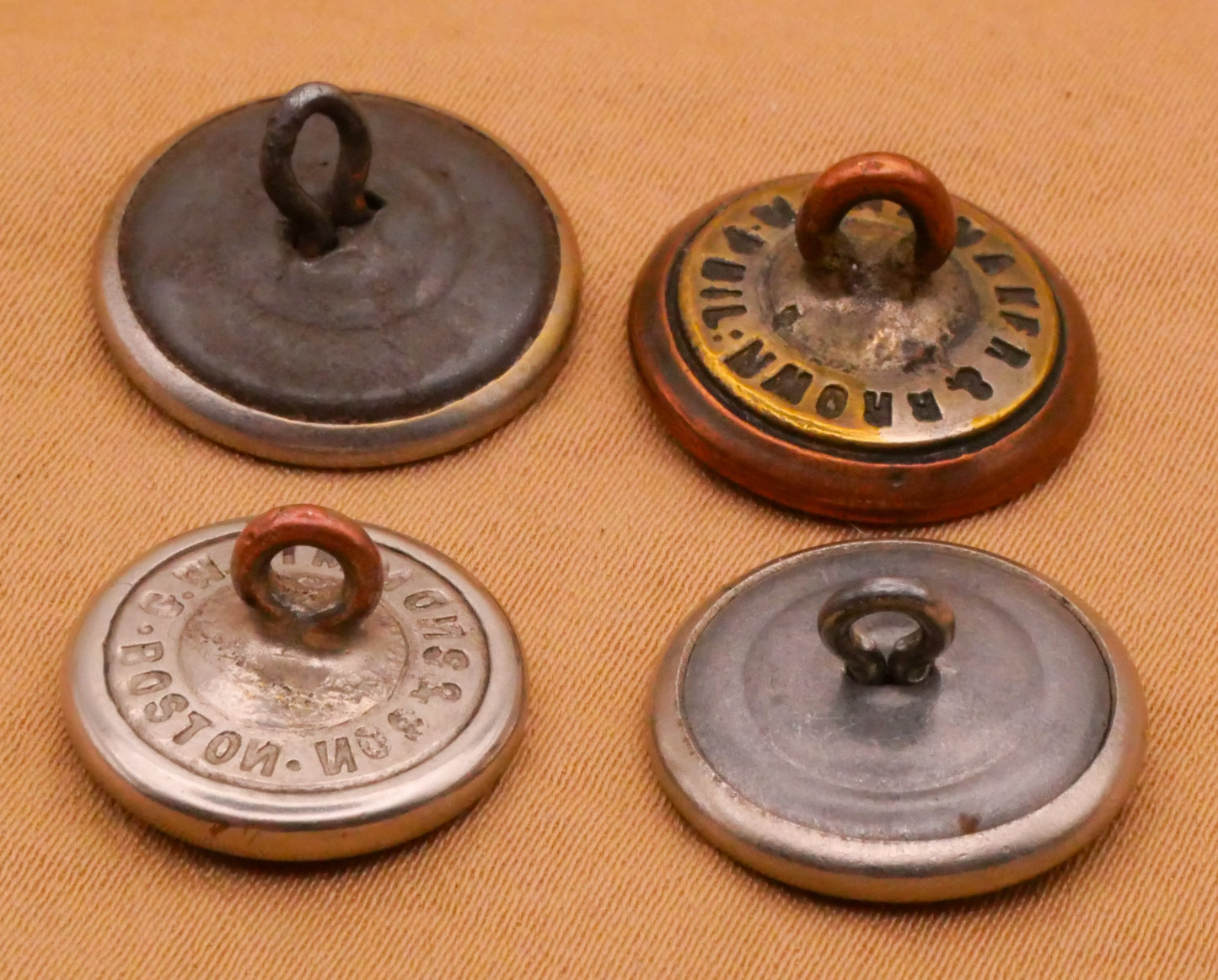 Penny Farthing Bicycle or Unicycle Antique Metal Button Various 15-17mm