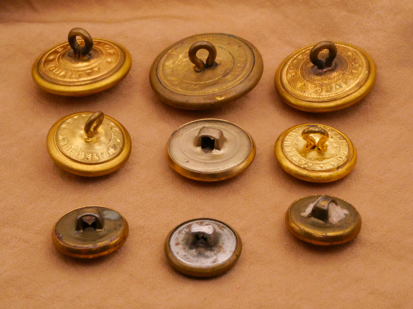 US Navy Eagle Anchor Military Metal Button Various 15-26mm