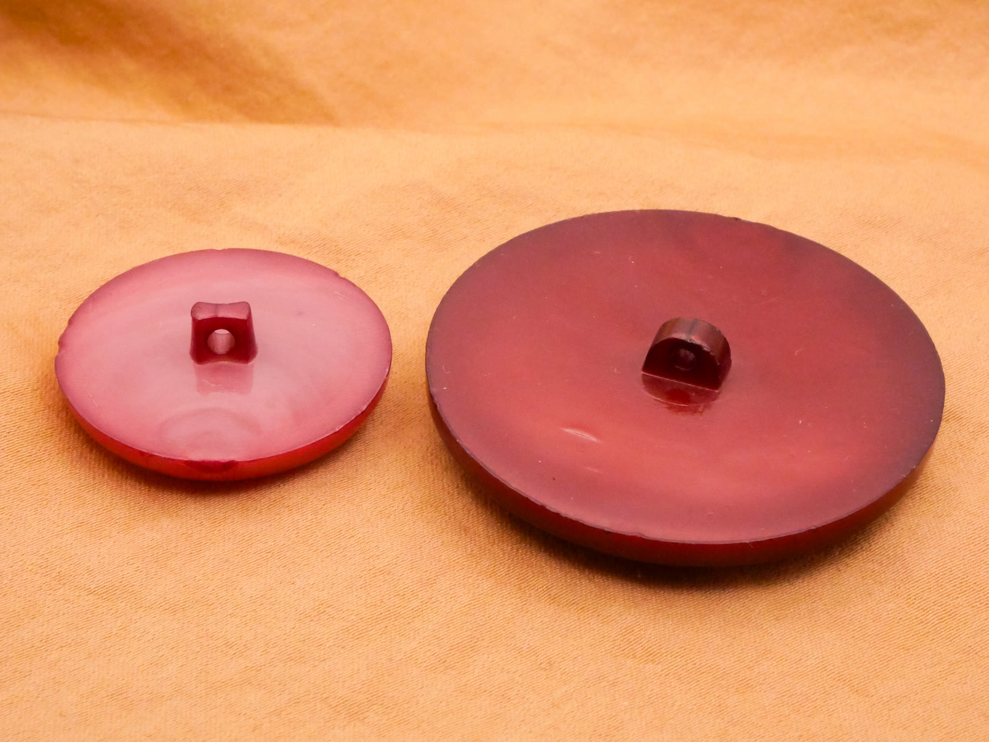 Rose Pink Texture Vintage Plastic Button Various 28-44mm
