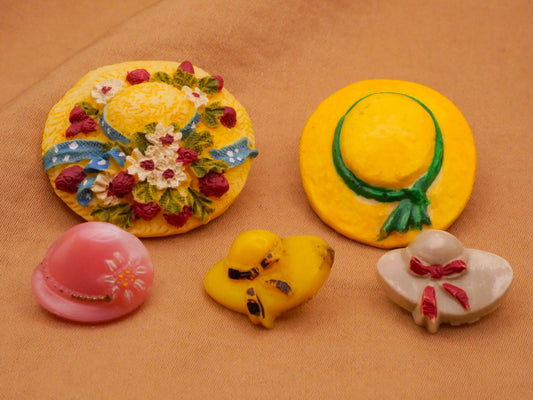 Hat Fashion Vintage Button Various 13-29mm