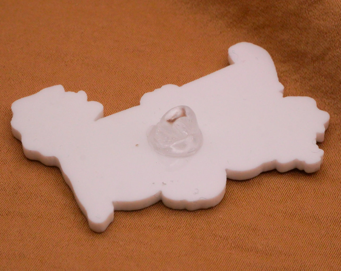 Pig Farmer Large Plastic Button 32x43mm