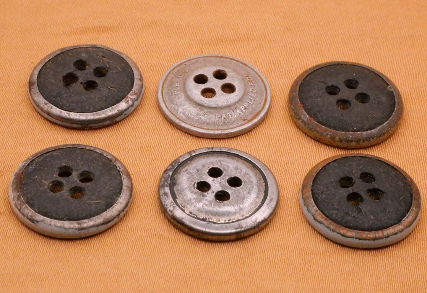 Duchess Trousers Po'keepsie New York Metal Workwear Button Various 17mm