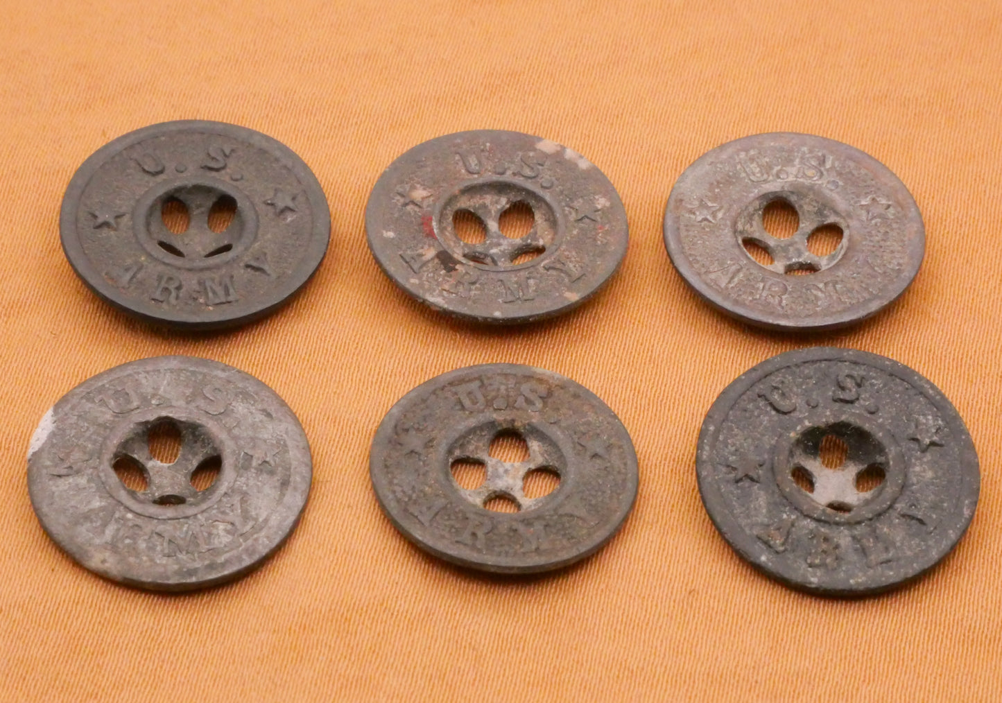 US Army Military Metal Button Various 17mm