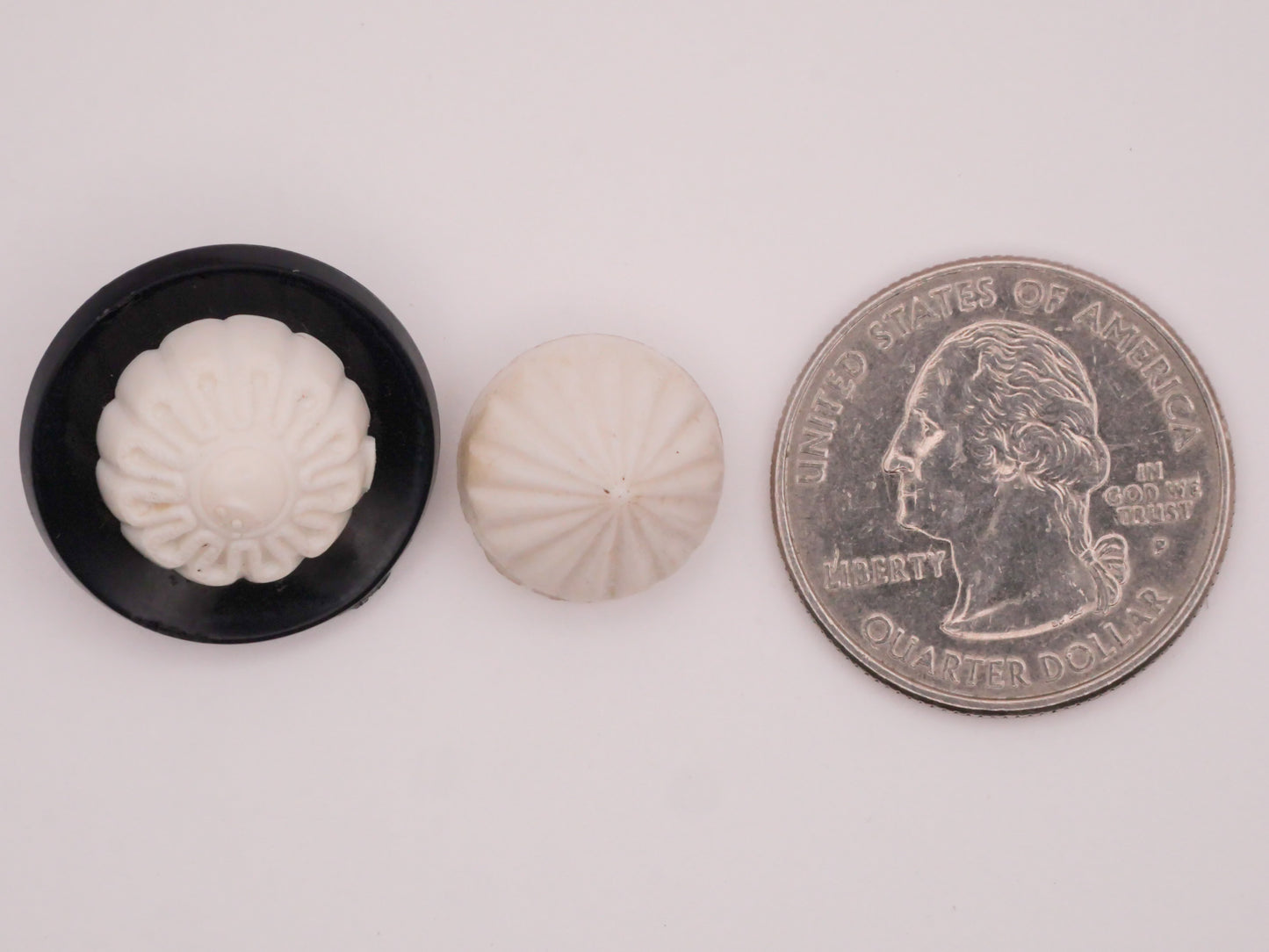 Conical Vintage Plastic Set of Buttons Various 14-20mm