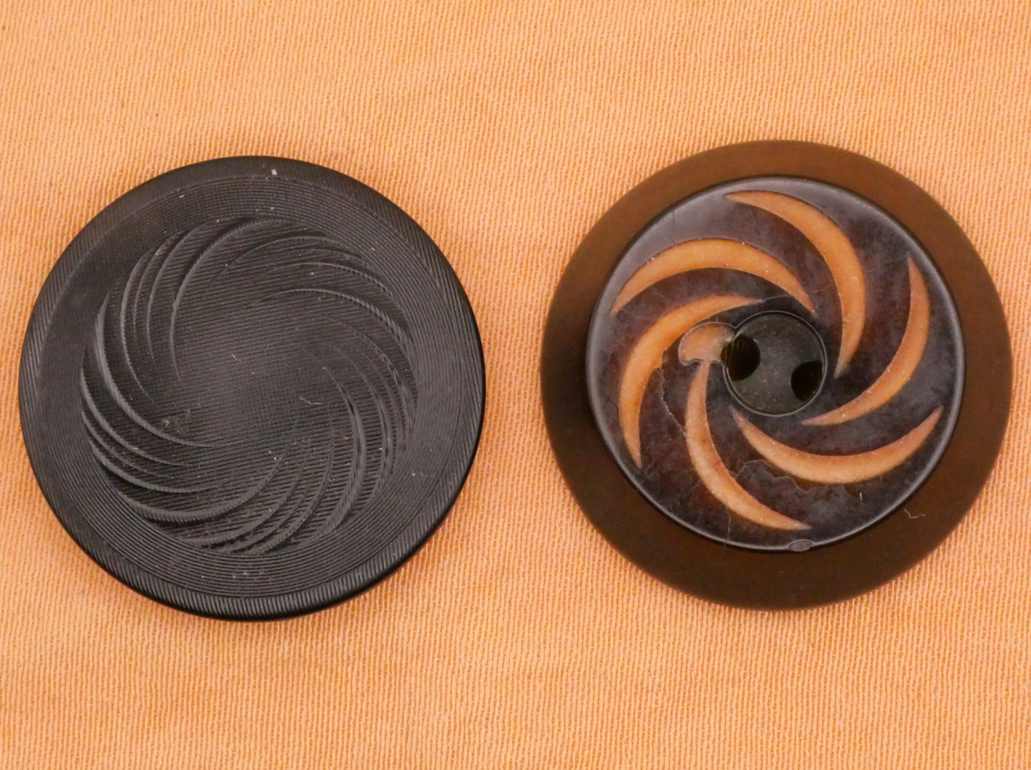 Galaxy Whirlpool Vegetable Ivory Tagua Nut Button Various 23mm