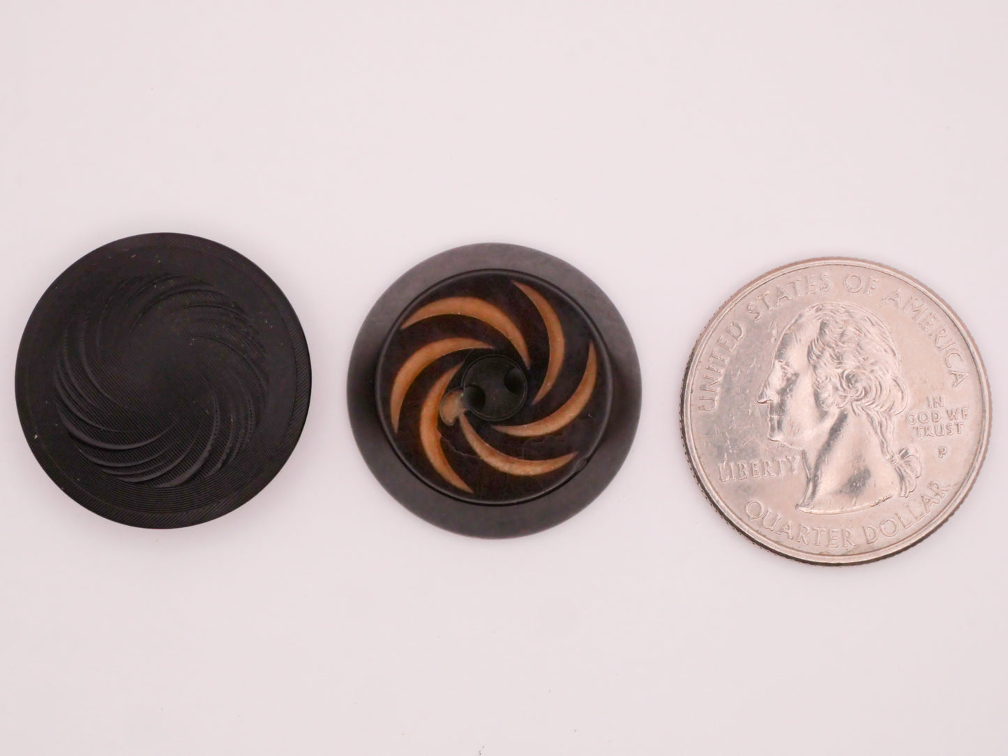 Galaxy Whirlpool Vegetable Ivory Tagua Nut Button Various 23mm