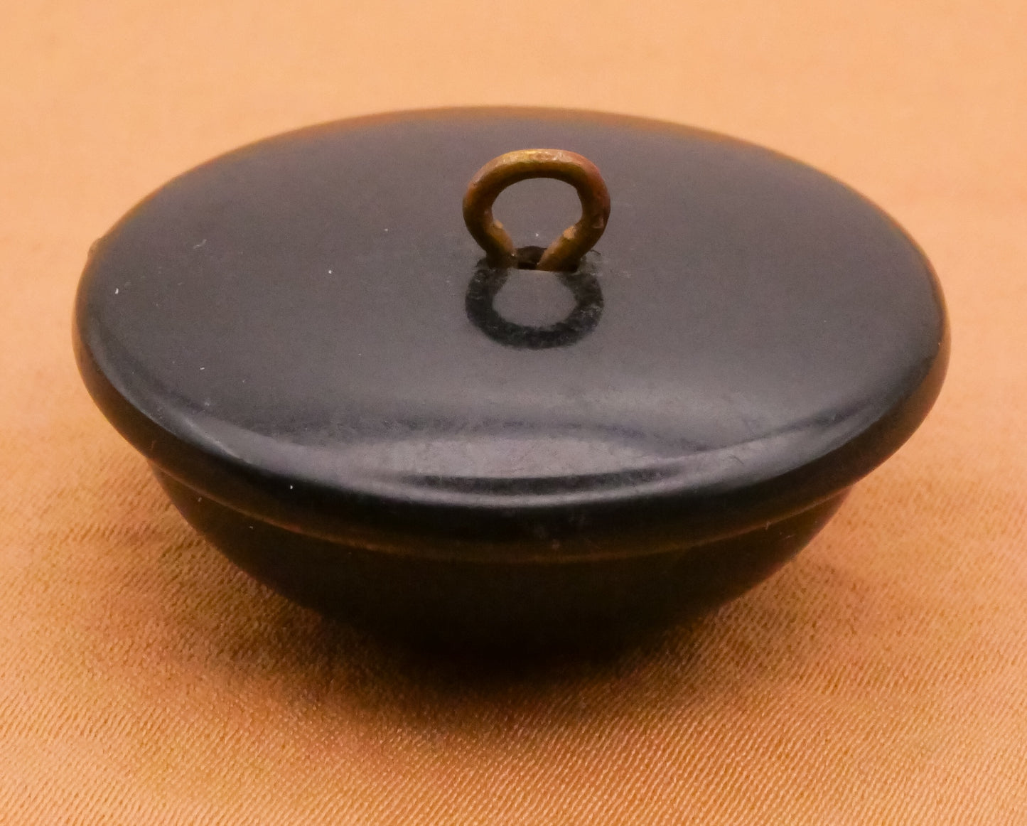 Primary Stripe Celluloid Early Plastic Bubble Large Button 32mm