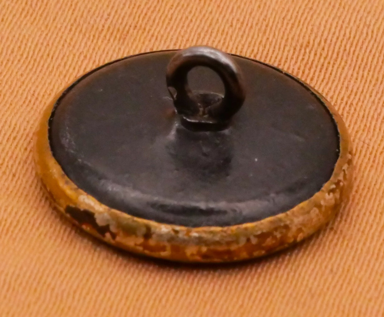 Sign Mile Marker Landscape Victorian Picture Metal Button 16mm