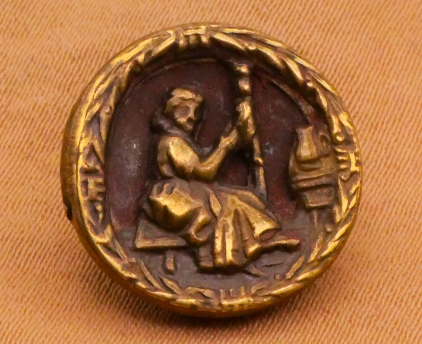 Storybook Folklore Victorian Picture Metal Button Various 15-16mm