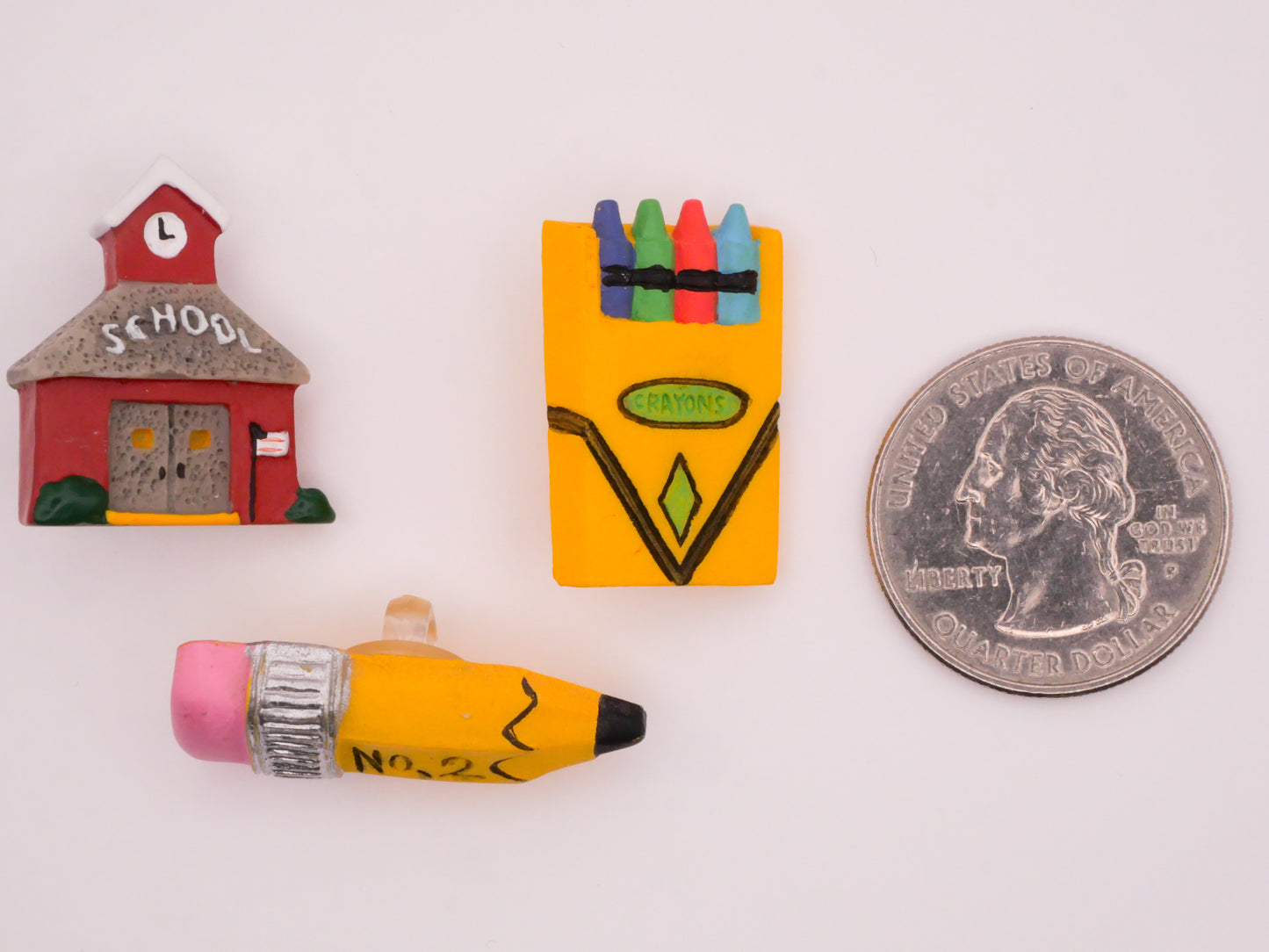 School House Supplies Vintage Plastic Button Various 12-31mm