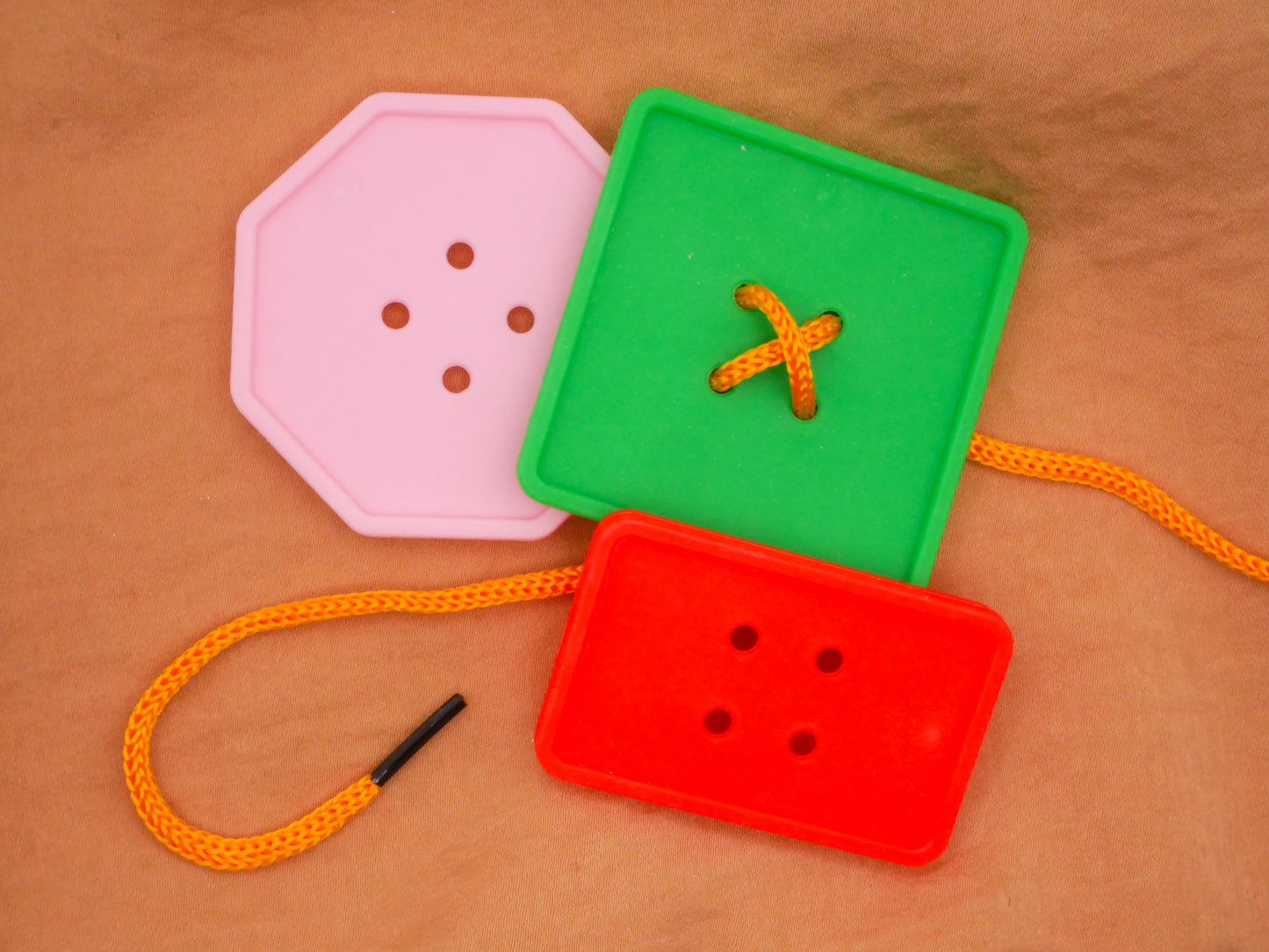 Sewing Buttons Kit Plastic Set of Ten Buttons and String 45-78mm