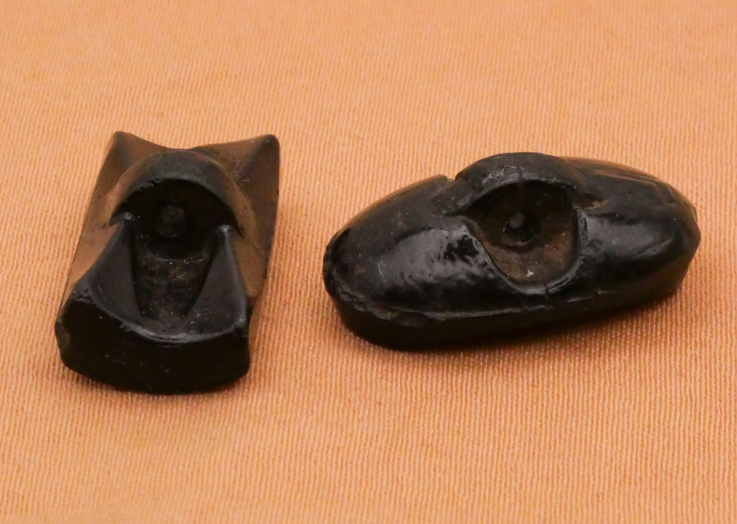 Greek Key Gold Black Antique Glass Button Various 10-20mm